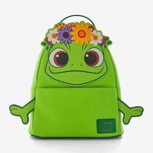 Loungefly Disney Tangled Pascal Flower Crown Mini Backpack.NWT